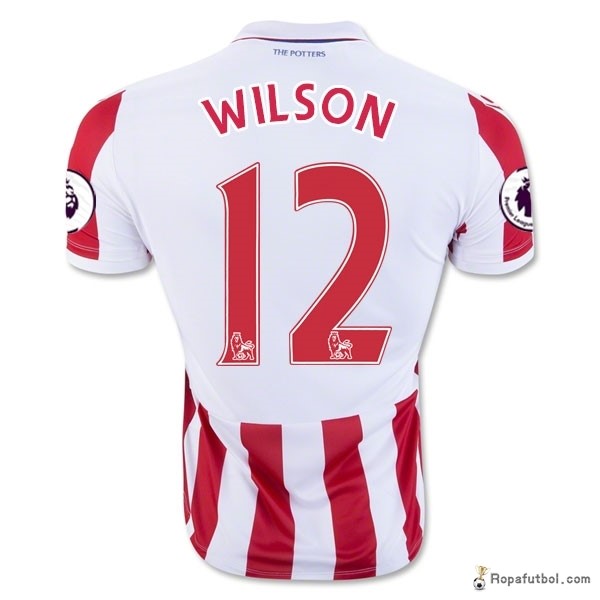 Camiseta Stoke City Replica Primera Ropa Wilson 2016/17 Rojo